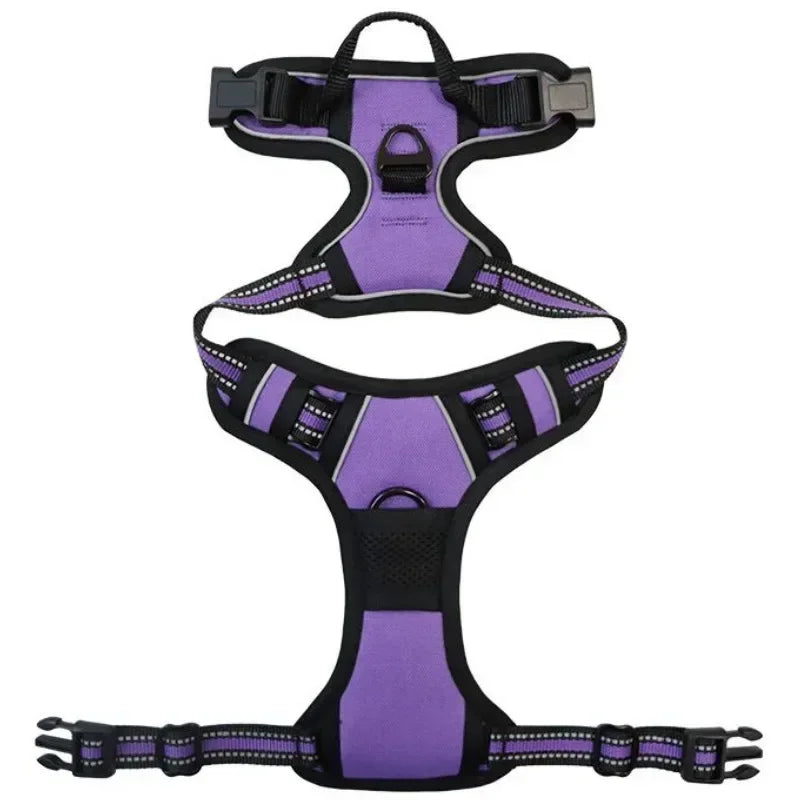 Reflective Adjustable Breathable Dog Vest Harness