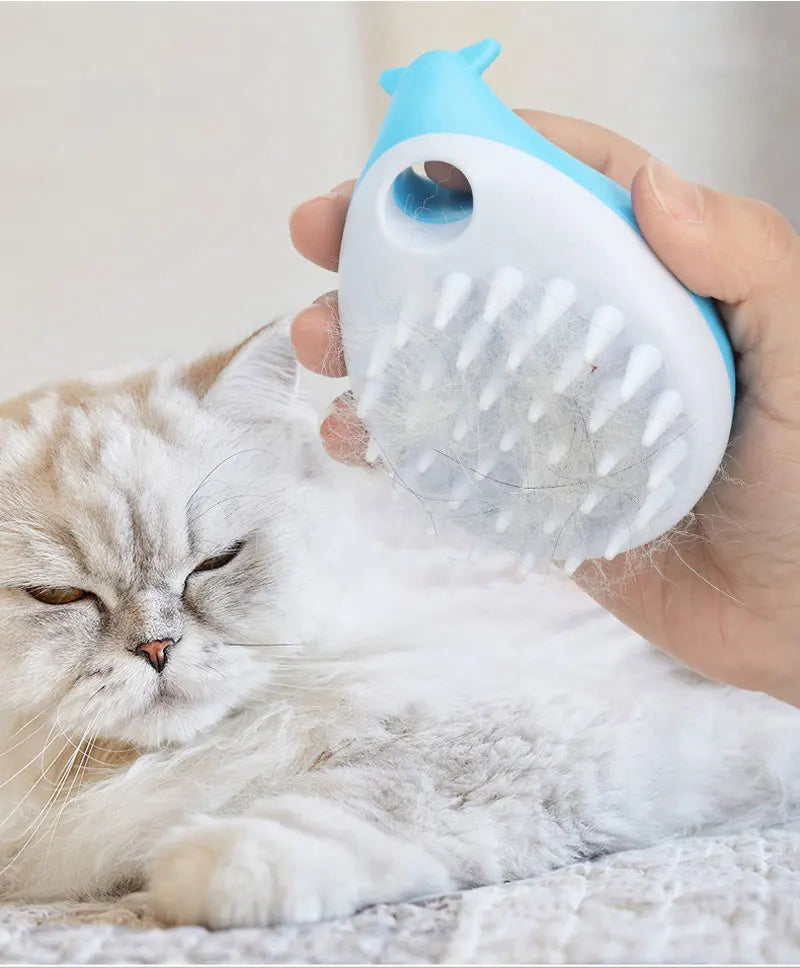 Soft Silicone Pet Bathing & Massage Brush