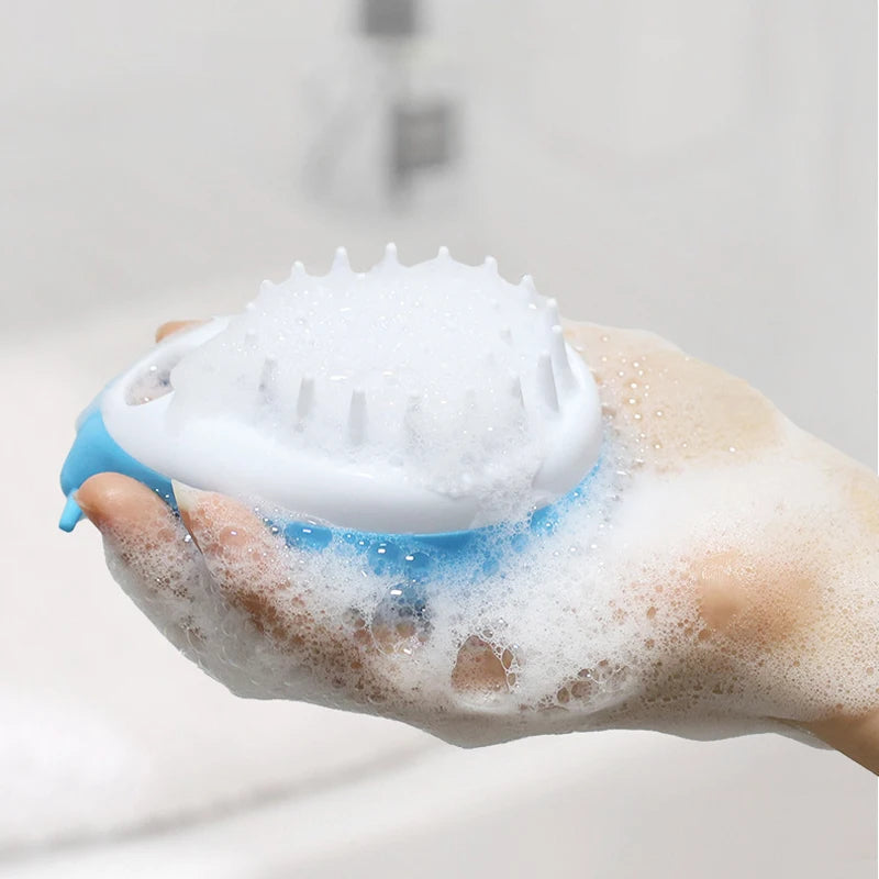 Soft Silicone Pet Bathing & Massage Brush