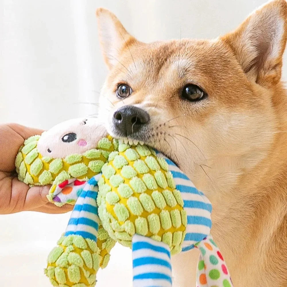 Bite-Resistant Plush Squeaky Pet Toy