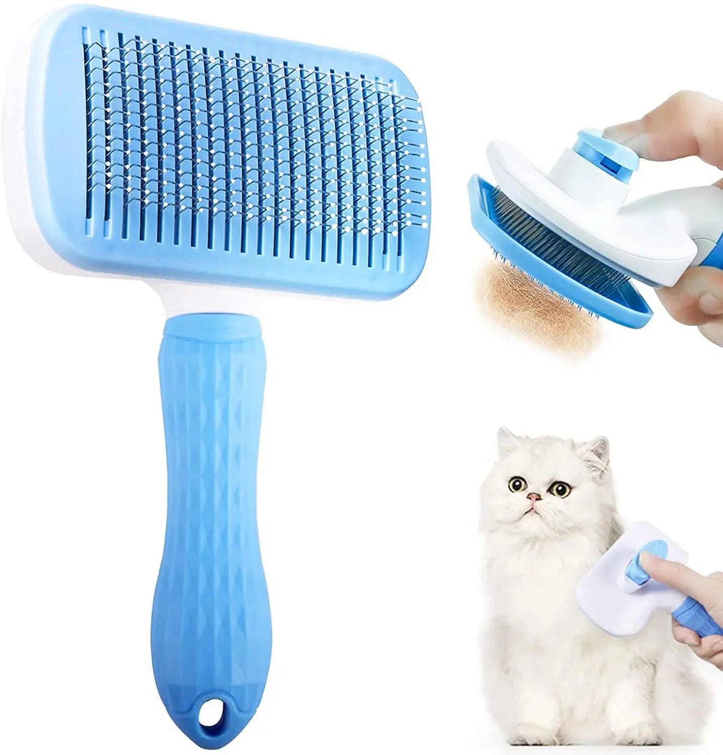 Dog & Cat Hair Remover Grooming Brush