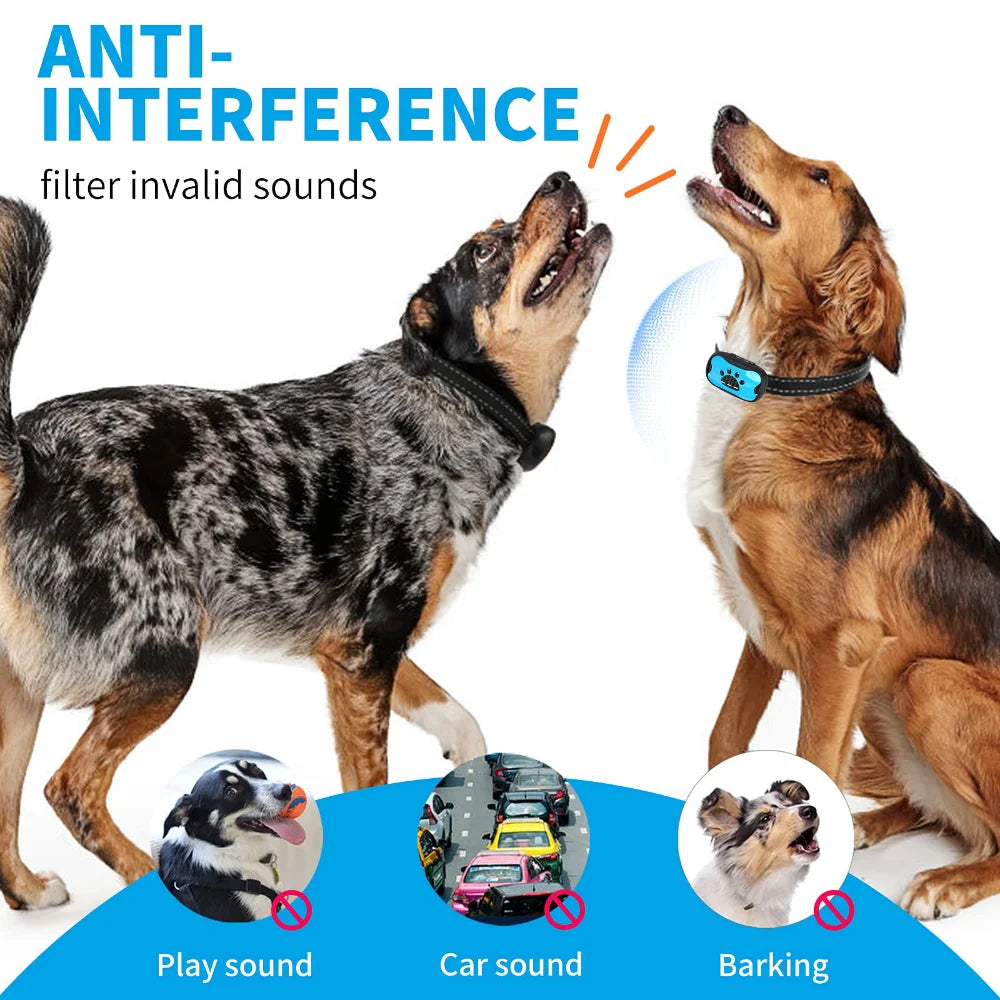 Waterproof USB Rechargeable Anti-Bark Dog Collar