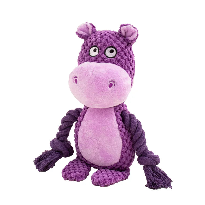 Bite-Resistant Plush Squeaky Dog Toy