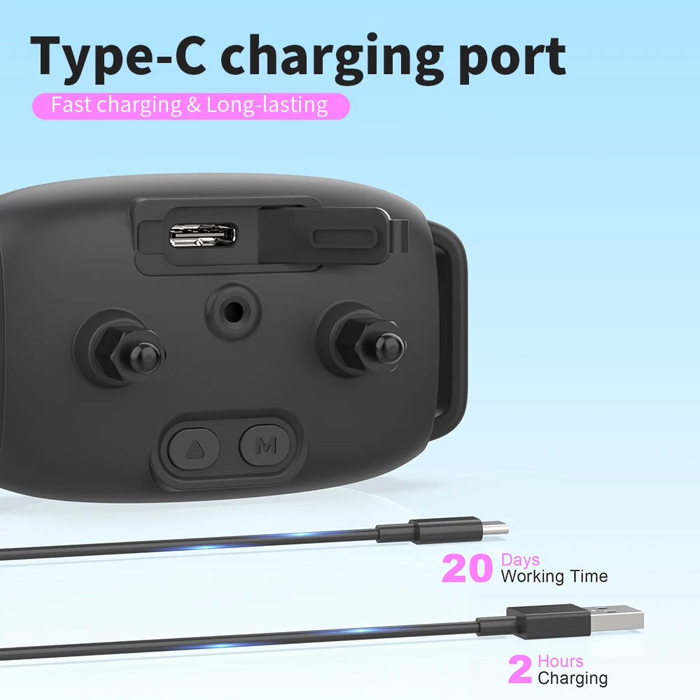 Smart Rechargeable Anti-Bark Dog Training Collar