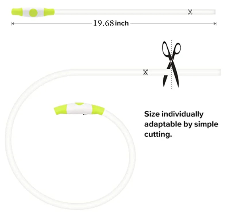 LED Rechargeable Glowing Pet Collar