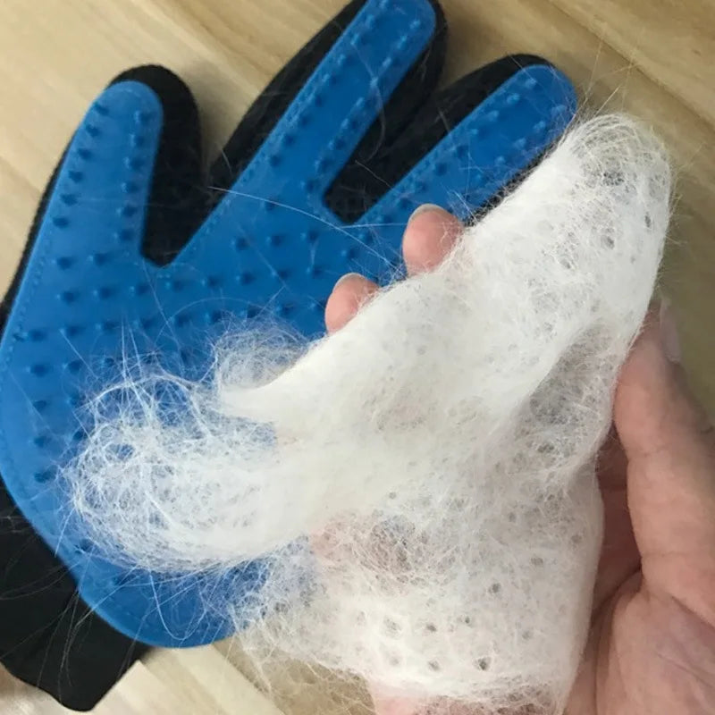 Pet Grooming Glove – Hair Remover & Massage Brush (6 Colors)