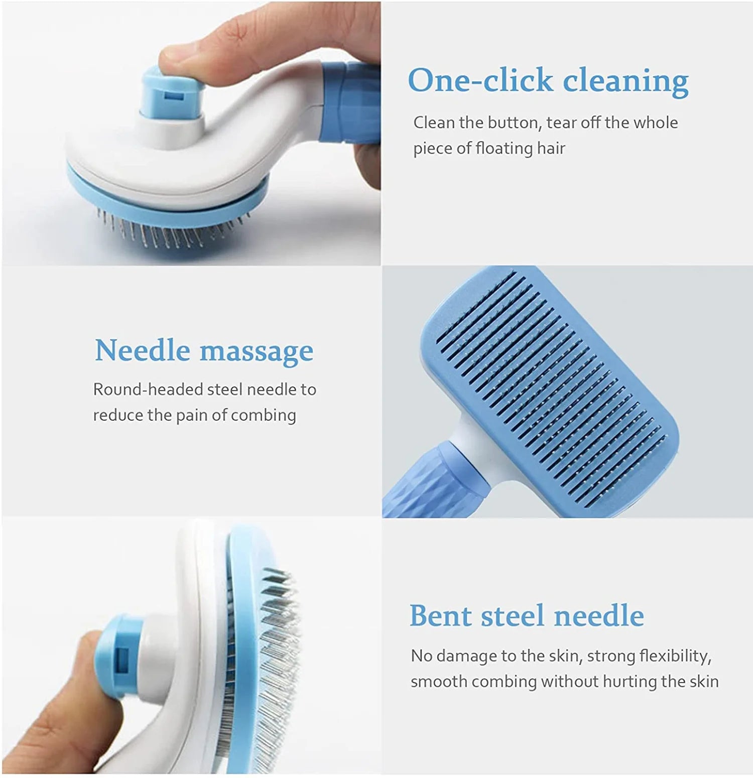 Dog & Cat Hair Remover Grooming Brush