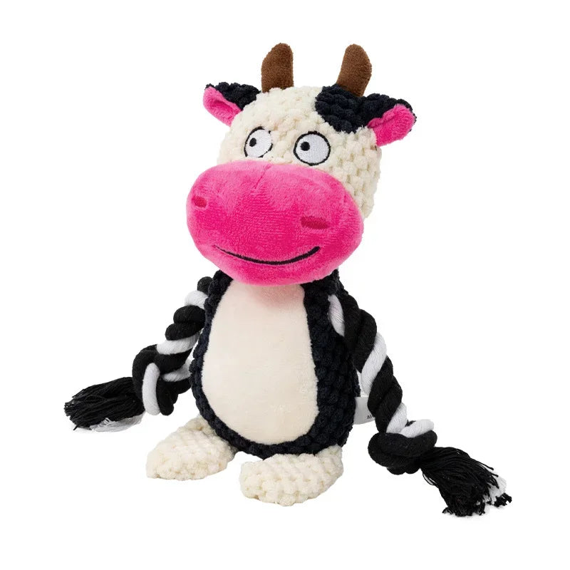 Bite-Resistant Plush Squeaky Dog Toy